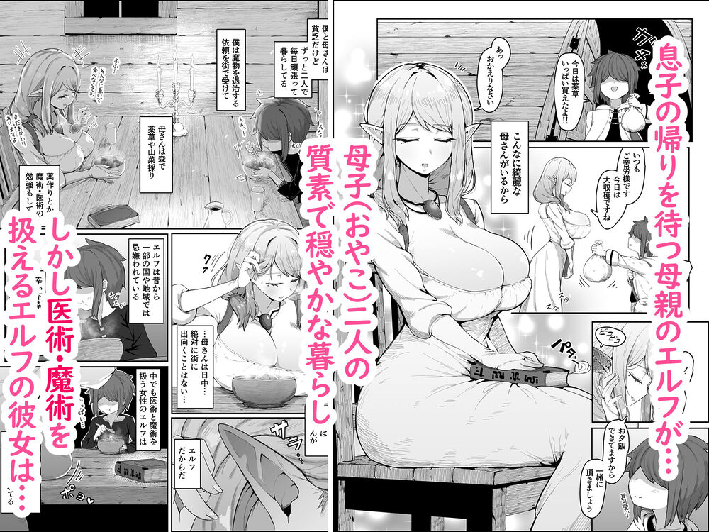 エルフの母と孕むまで 画像2